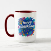 Hanukkah Festival of Lights Art – Combo Mug Mok (Links)