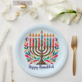 Hanukkah Festival Of Lights  Papieren Bordje