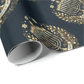 Hanukkah Festival of Lights Wrapping Paper Cadeaupapier (Rol Hoek)