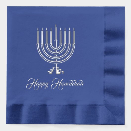Hanukkah Folie Servetten (Voorkant)