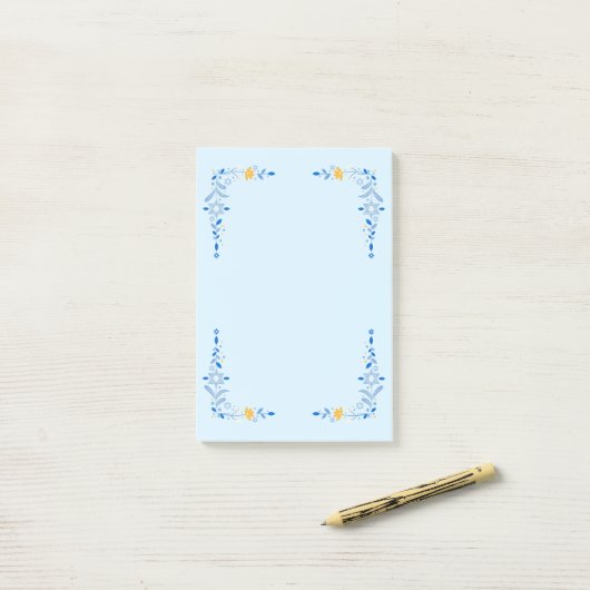 Hanukkah Framed Post-it® Notes (Op bureau)