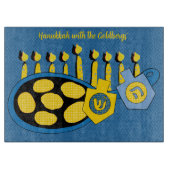 Hanukkah Fried Latkes Snijplank (Voorkant)