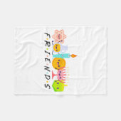 Hanukkah Friends Menorah Traditional Jewish Dreide Fleece Deken (Voorkant (Horizontaal))