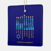 HANUKKAH Fruit van de Geest Keramisch Ornament (Links)