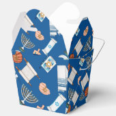Hanukkah Fun Favor Box Bedankdoosjes (Open)