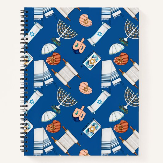 Hanukkah Fun Notebook Notitieboek (Voorkant)