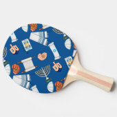 Hanukkah Fun Ping Pong Paddle Tafeltennisbatje (Zijkant)