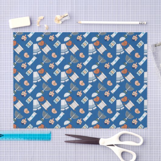 Hanukkah Fun Tissue Paper Tissuepapier (Craft)