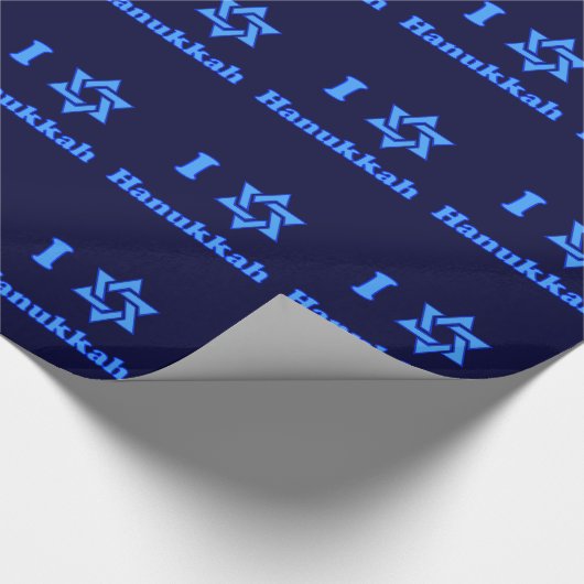 Hanukkah Fun Wrapping Paper Cadeaupapier (Hoek)