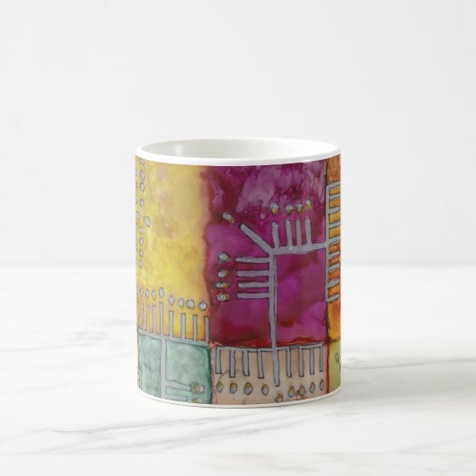 Hanukkah Funky Time Menorahs Koffiemok (Center)