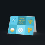 Hanukkah Funny Feestdagen Kaart<br><div class="desc">Happy Hanukkah Greeting Cards. Net als bij Baby Light my fire.</div>