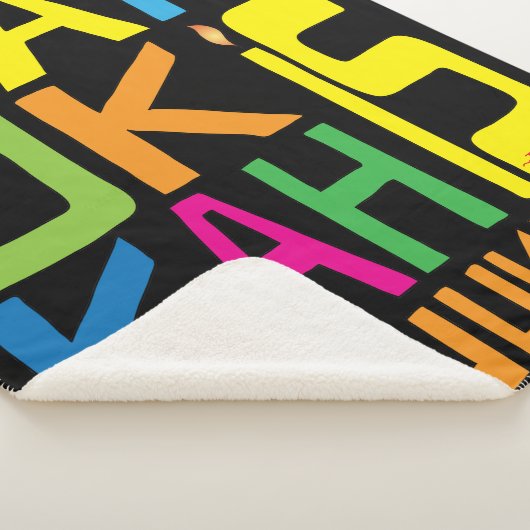 Hanukkah Funukkah Sherpa Blanket/Medium Deken (3/4)