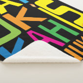 Hanukkah Funukkah Sherpa Blanket/Medium Sherpa Deken (3/4)