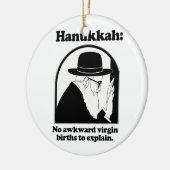 Hanukkah - Geen onhandige bevallingen Keramisch Ornament (Links)