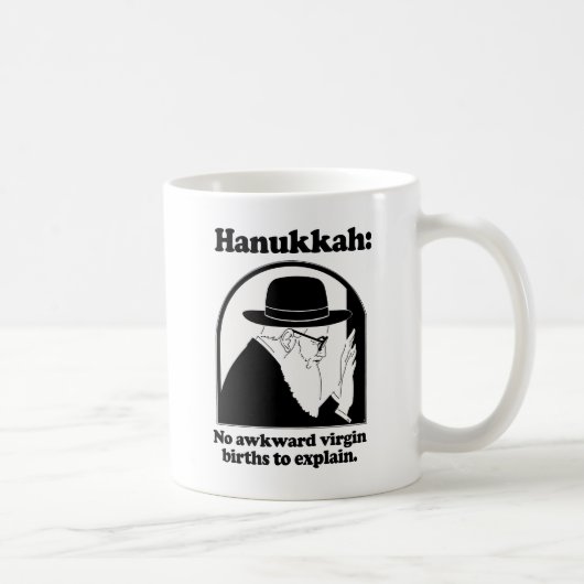 Hanukkah - Geen onhandige bevallingen Koffiemok (Rechts)