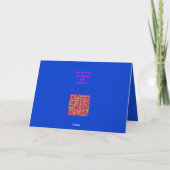 Hanukkah Gelt de Golem Kaart (Achterkant)