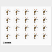 Hanukkah Gift sticker; NAAR: VAN: Ronde Sticker (Vel)