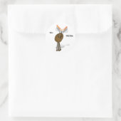 Hanukkah Gift sticker; NAAR: VAN: Ronde Sticker (Tas)
