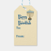 Hanukkah Gift Tag Cadeaulabel (Achterkant)