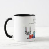 Hanukkah Gifts & Menorah Holiday Coffee Mok (Links)
