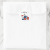Hanukkah Gifts & Menorah Holiday Sticker (Tas)
