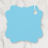 Hanukkah glam menorah hanukkiah bedankjes labels (Achterkant)