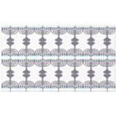 Hanukkah glam menorah hanukkiah tafelkleed (Voorkant (Horizontaal))
