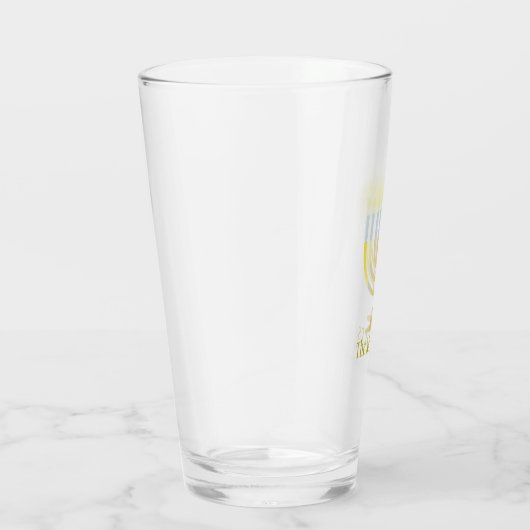 Hanukkah Glass Glas (Rechts)