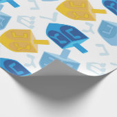 Hanukkah Glee Dreidel Cadeaupapier (Hoek)