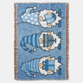 Hanukkah Gnomes Trio Gooi Deken (Voorkant Verticaal)