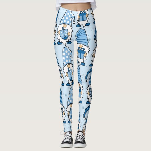 Hanukkah Gnomes Trio Leggings (Voorkant)
