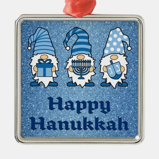 Hanukkah Gnomes Trio Ornament (Voorkant)