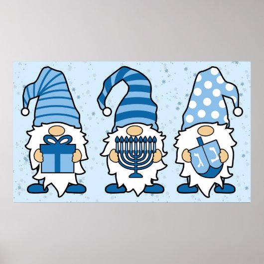 Hanukkah Gnomes Trio Poster (Voorkant)