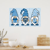 Hanukkah Gnomes Trio Poster (Keuken)
