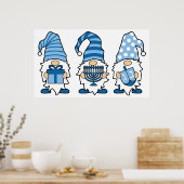 Hanukkah Gnomes Trio Poster (Keuken)