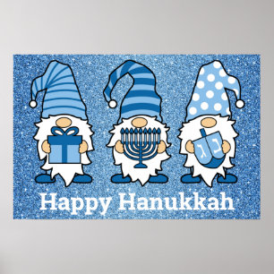 Hanukkah Gnomes Trio Poster
