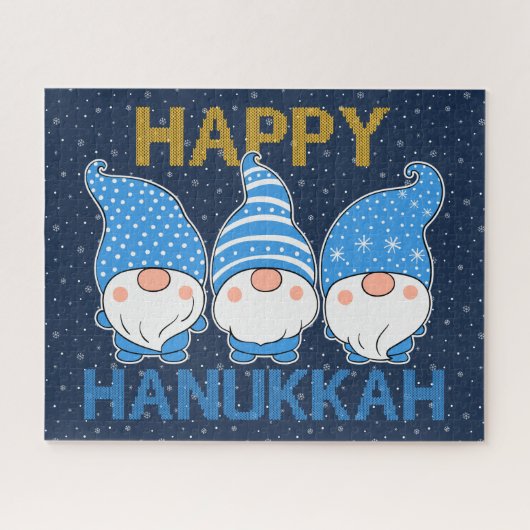 Hanukkah Gnomes Trio Puzzle Legpuzzel (Horizontaal)