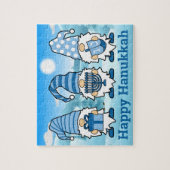 Hanukkah Gnomes Trio Puzzle Legpuzzel (Verticaal)