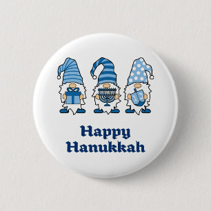 Hanukkah Gnomes Trio Ronde Button 5,7 Cm