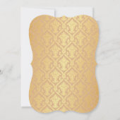 Hanukkah Gold en Emerald green Kaart (Achterkant)