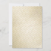 Hanukkah Gold Menorah Star van David Celebration Kaart (Achterkant)