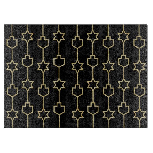 Hanukkah Goud Snijplank (Voorkant)