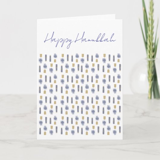 Hanukkah Greeting Card Bedankkaart (Voorkant)