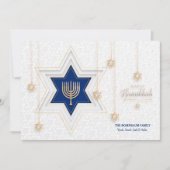 Hanukkah Greetings Holiday Kaart (Voorkant)
