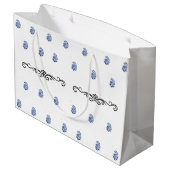 Hanukkah Groot Cadeauzakje (Achterkant Gekanteld)