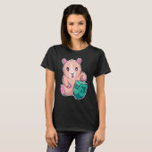 Hanukkah guinea pig pet animal  cute  dreidl t-shirt (Voorkant volledig)