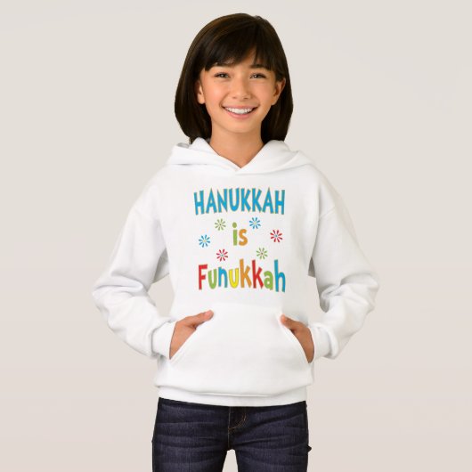 Hanukkah "Hanukkah is Funukkah" Sweatshirt (Voorkant volledig)
