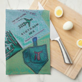 Hanukkah Happiness Theedoek (Quarter Fold)