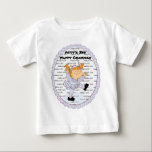 Hanukkah Happy Baby Fine Jersey T-Shirt<br><div class="desc">"Hanukkah Happy" T-Shirt. Om uw favoriete doopvontstijl, kleur, grootte en formulering te personaliseren! Happy Chanukah/Hanukkah Sameach!!! Stijl: Baby Fine Jersey T-Shirt Je zoektocht naar het ultieme baby T-shirt is officieel voorbij. Dit katoenen shirt is zacht genoeg voor elke type huid. Het is beschikbaar in standaard en niet zo standaard kleuren,...</div>