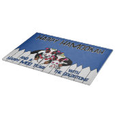 Hanukkah Happy HaMOOkah Snijplank (Hoek)